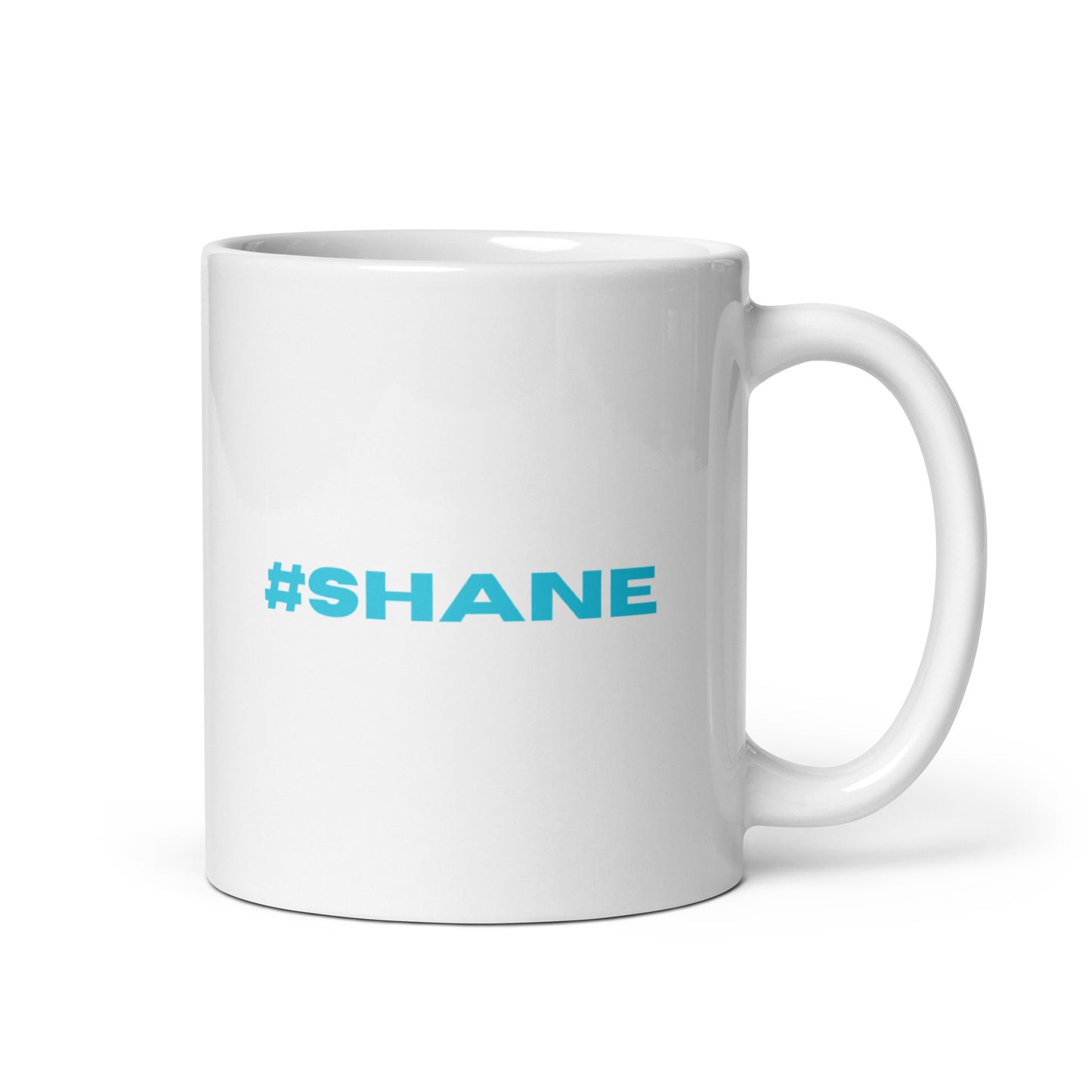 Shane fan White glossy mug || Dyke Clothing Co.