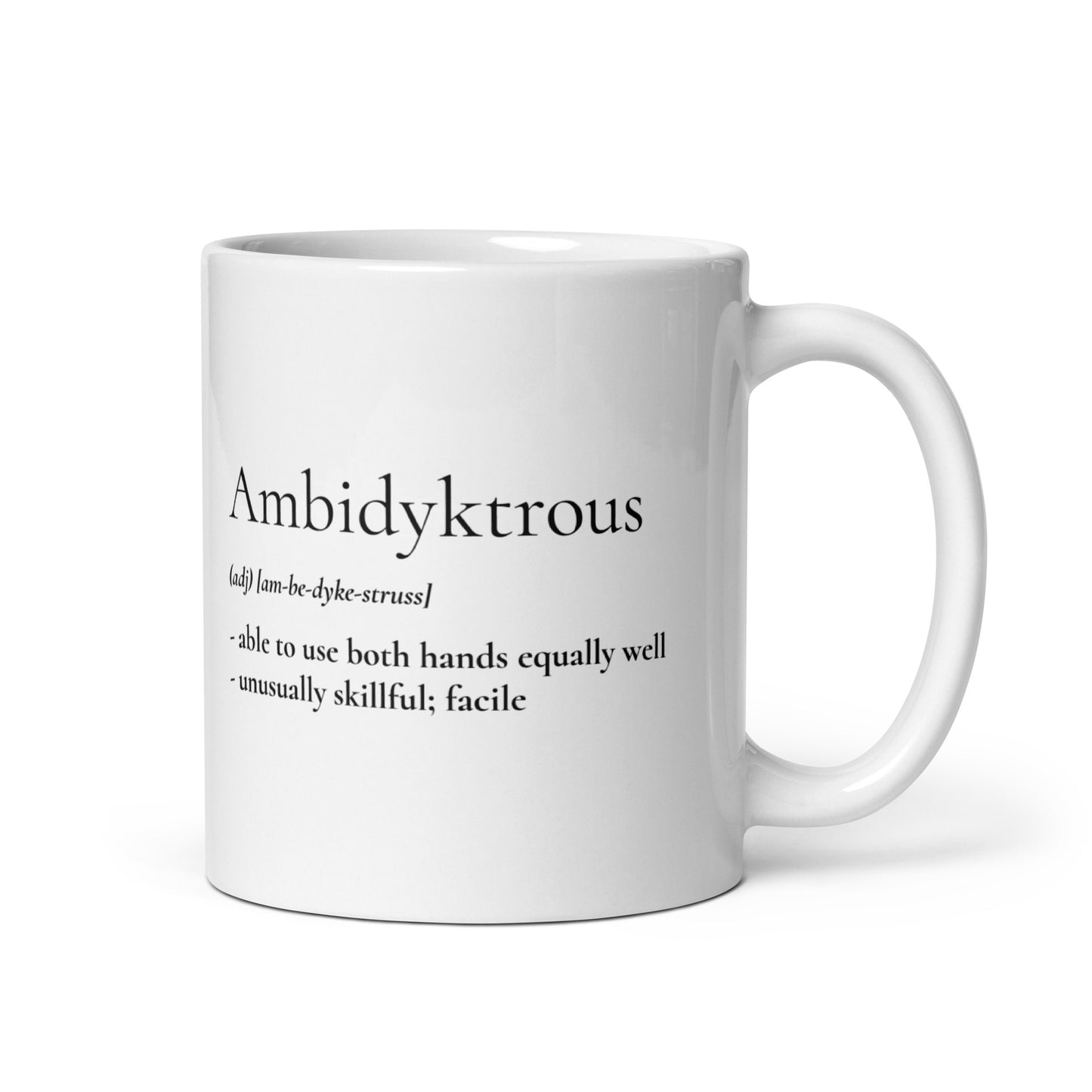 Ambidyktrous Lesbian mug || Dyke Clothing Co.